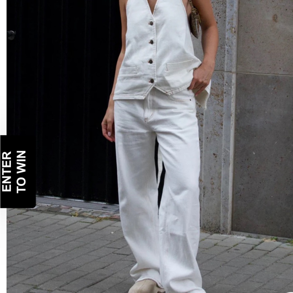 Lioness Top Model White Jeans